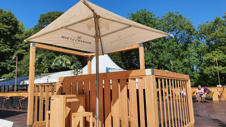 Festival Beauregard 2022 Festival Beauregard 2022 - Aménagement d'espaces pour l'espace partenaires du festival de musique de Beauregard