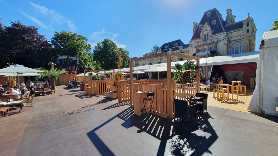Festival Beauregard 2022 - Aménagement espace VIP du festival Beauregard