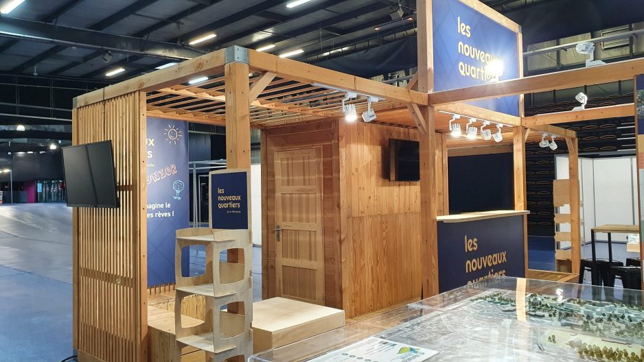 Salon de l'immobilier Rouen 2022 - Conception d'un stand écoresponsable sur un salon professionnel