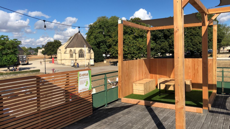Location espace détente extérieur #ED1 Vue de jour