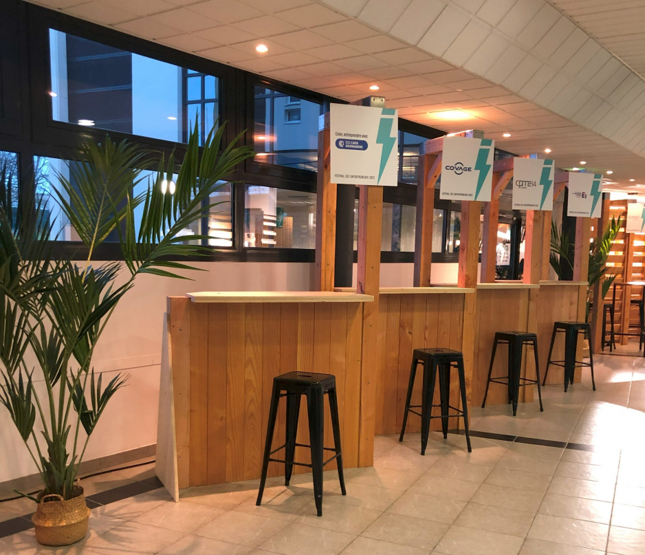 Aménagement de stand pour les exposants professionnels - CCI Caen