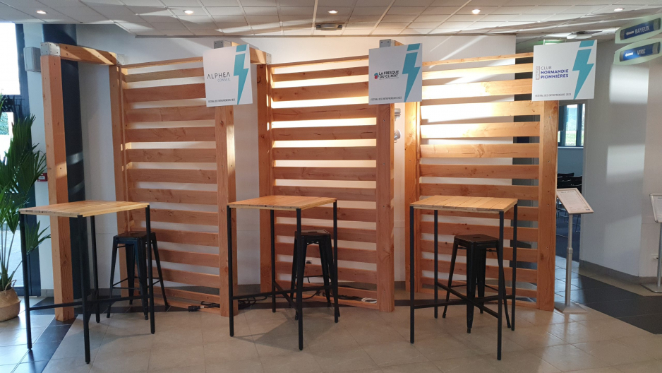 Festival des entrepreneurs CCI 2023 - Aménagement de stands compacts écoresponsables pour les exposants