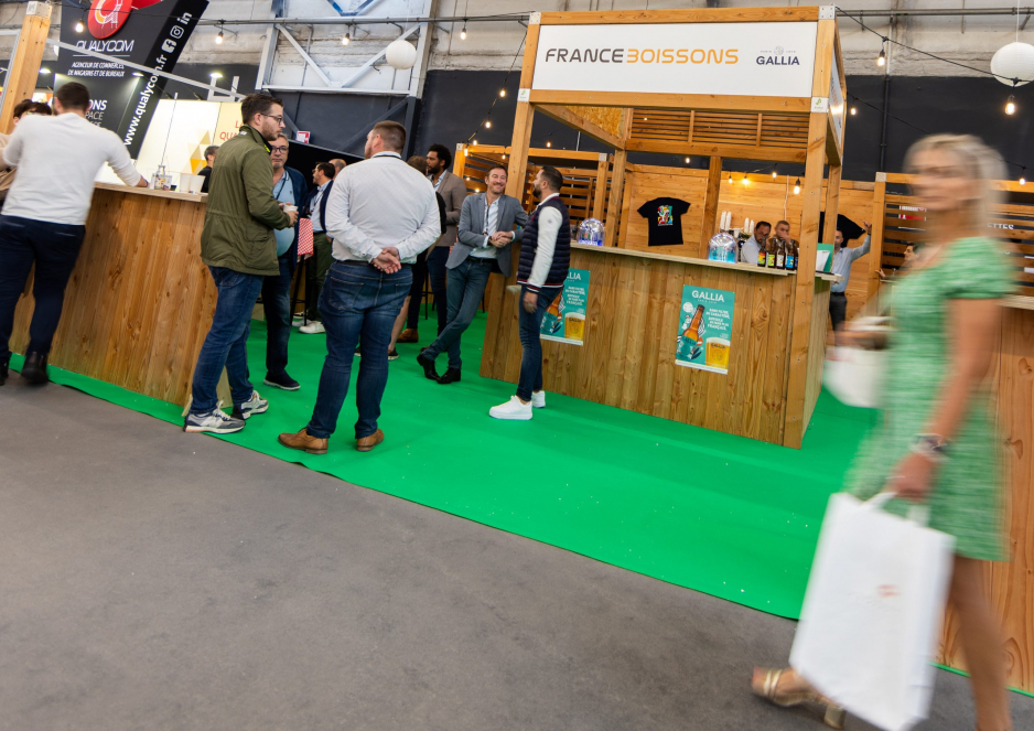 Stand professionnel France Boissons Stand professionnel France Boissons - Conception et installation d'nu stand d'exposition de 72m2 - parc expositions de Caen