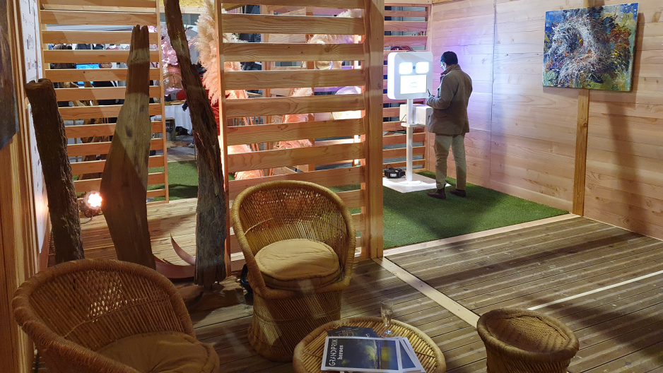 Equi'seine - Photobooth espace vip ecoresponsable EvoKub - Parc des expositions de Rouen 2021