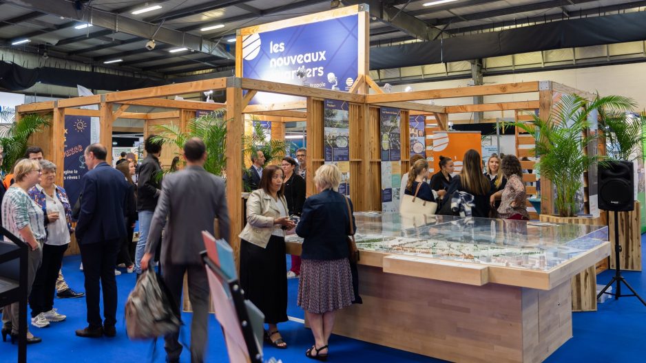 Stand expo écoresponsable salon professionnel de l'immobilier - parc des expositions Rouen