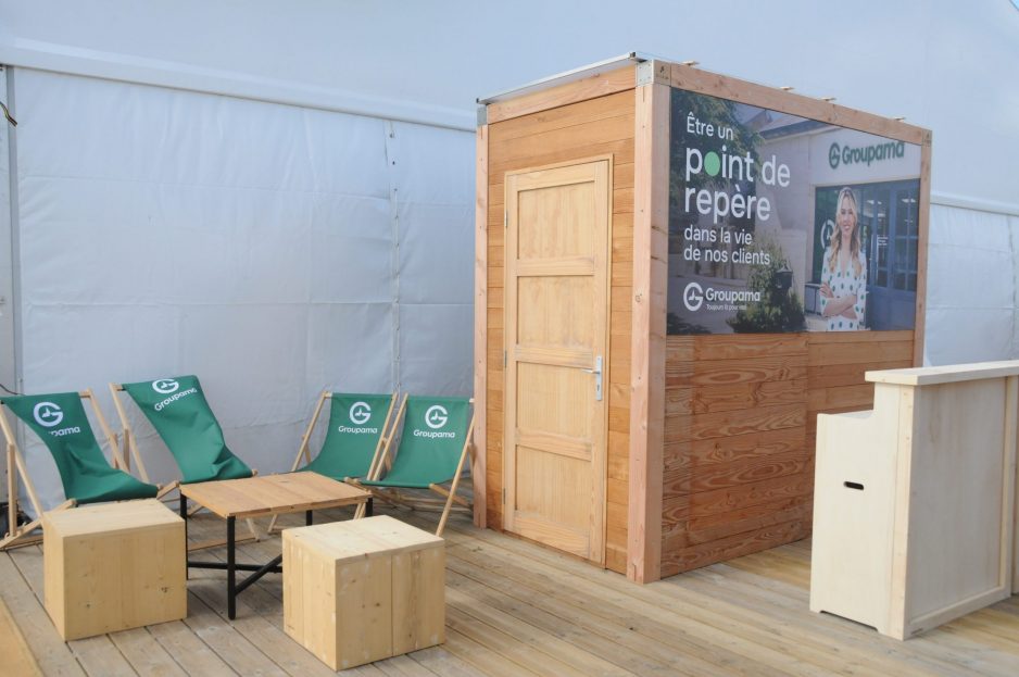Stand accueil durable - Festival Terre de Jim - Groupama